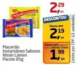 Tenda Atacado Macarrão Instantâneo Sabores Nissin Lámen Pacote oferta
