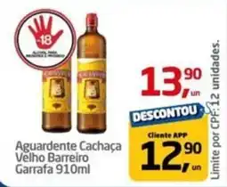Tenda Atacado Aguardente Cachaça Velho Barreiro oferta