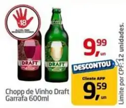 Tenda Atacado Chopp de Vinho Draft Garrafa oferta