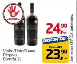 Tenda Atacado Vinho Tinto Suave Garrafa oferta