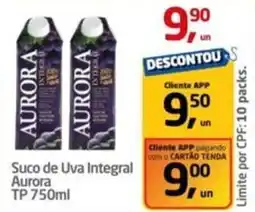 Tenda Atacado Suco de Uva Integral Aurora oferta