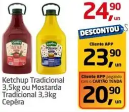 Tenda Atacado Ketchup Tradicional ou Mostarda Tradicional Cepêra oferta