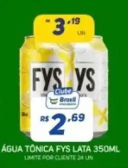 Brasil Atacadista Água tônica fys lata oferta