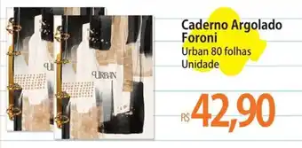 Caderno Argolado Foroni