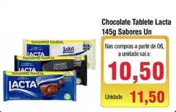 Spani Atacadista Chocolate Tablete Lacta Sabores Un oferta