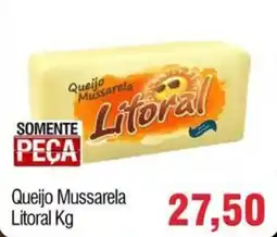 Spani Atacadista Queijo Mussarela Litoral oferta
