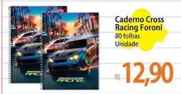Atacadão Caderno Cross Racing Foroni oferta