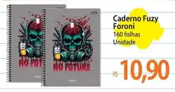 Atacadão Caderno Fuzy Foroni oferta