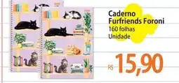 Atacadão Caderno Furfriends Foroni oferta