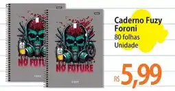 Atacadão Caderno Fuzy Foroni oferta