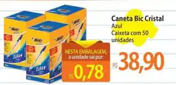 Atacadão Caneta Bic Cristal oferta