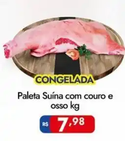 Supermercados Rondon Paleta Suína com couro e osso oferta