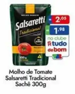 Supermercados Rondon Molho de Tomate Salsaretti Tradicional Sachê oferta