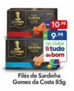 Supermercados Rondon Filés de Sardinha Gomes da Costa oferta