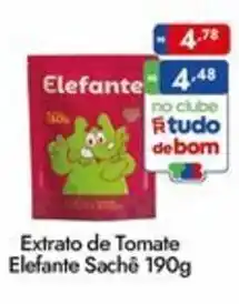 Supermercados Rondon Extrato de Tomate Elefante Sachê oferta