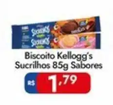 Supermercados Rondon Biscoito Kellogg's Sucrilhos Sabores oferta