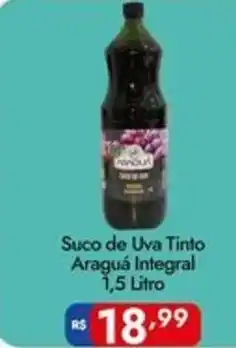 Supermercados Rondon Suco de Uva Tinto Araguá Integral oferta