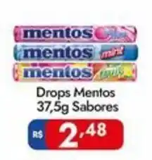 Supermercados Rondon Drops Mentos Sabores oferta