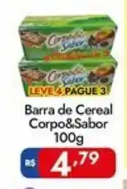 Supermercados Rondon Barra de Cereal Corpo&Sabor oferta