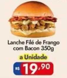 Supermercados Rondon Lanche Filé de Frango com Bacon oferta