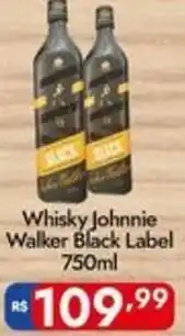 Supermercados Rondon Whisky Johnnie Walker Black Label oferta