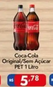 Supermercados Rondon Coca-Cola Original/Sem Açúcar PET oferta