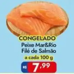 Supermercados Rondon CONGELADO Peixe Mar&Rio Filé de Salmão a cada oferta