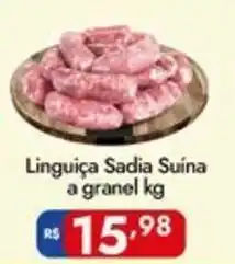 Supermercados Rondon Linguiça Sadia Suína a granel oferta