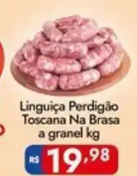 Supermercados Rondon Linguiça Perdigão Toscana Na Brasa a granel oferta