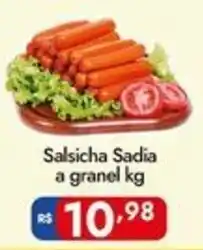 Supermercados Rondon Salsicha Sadia a granel oferta
