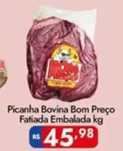 Supermercados Rondon Picanha Bovina Bom Preço Fatiada Embalada oferta