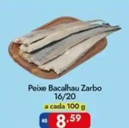 Supermercados Rondon Peixe Bacalhau Zarbo 16/20 oferta