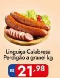 Supermercados Rondon Linguiça Calabresa Perdigão a granel oferta