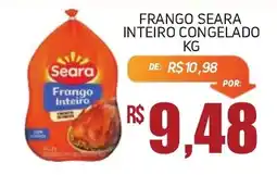 Economart Atacadista Frango seara inteiro congelado oferta