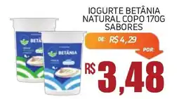 Economart Atacadista Iogurte betânia natural copo sabores oferta