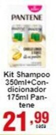 Rossi Supermercado Kit Shampoo 350ml + Condicionador 175ml Pantene oferta