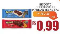 Economart Atacadista Biscoito chocobiscuit marilan teens oferta