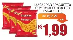 Economart Atacadista Macarrão spaguetto comum oferta
