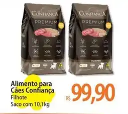 Atacadão Alimento para Cães Confiança Filhote Saco oferta