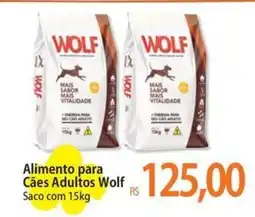 Atacadão Alimento para Cães Adultos Wolf Saco oferta