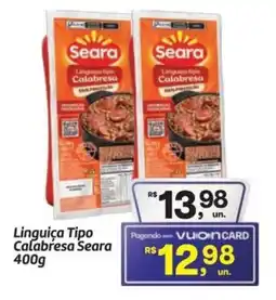 Fort Atacadista Linguiça Tipo Calabresa Seara oferta
