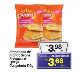 Fort Atacadista Empanado de Frango Seara Presunto e Queijo Congelada oferta
