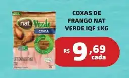Bahamas Mix Coxas de frango nat verde iqf oferta
