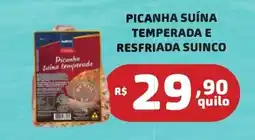 Bahamas Mix Picanha suína temperada e resfriada suinco oferta