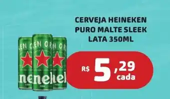 Cerveja heineken puro malte sleek