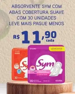 Bahamas Mix Absorvente sym com abas cobertura suave oferta