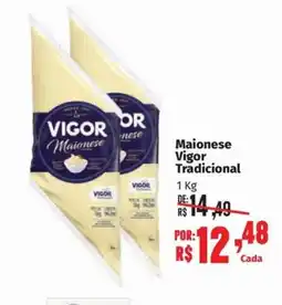 Supermercados Mateus Maionese Vigor Tradicional oferta