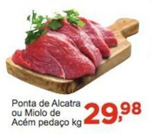 Rossi Supermercado Ponta de Alcatra ou Miolo de Acem pedaco 1kg oferta