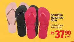 Supermercados Mateus Sandália Havainas Slim oferta