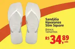 Supermercados Mateus Sandália Havaianas Slim Square oferta
